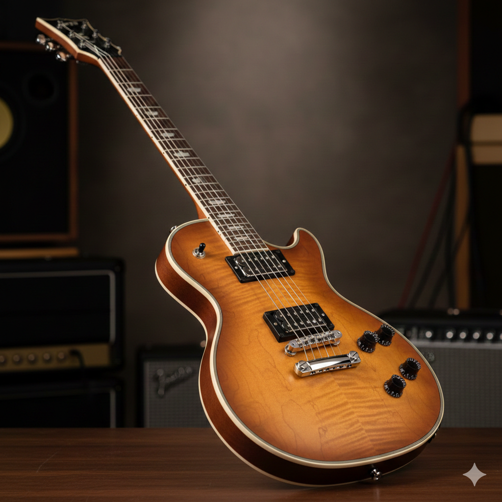 ESP LTD EC-1000T en acabado Honey Burst Satin